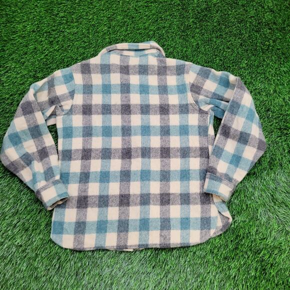 Vintage Woolrich Wool Jacket Womens XS/S 18x23 Plaid Shacket - Picture 2 of 10